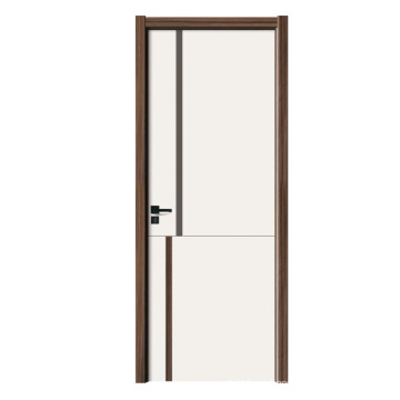 PRECIO DE FACTORIA Light Luxury Paint Free Modern Design Puertas Apartamentos MDF Puerta Puerta GO-Q008